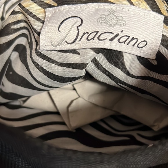 Braciano women’s black bag, never worn. Nylon like fabric. - Picture 7 of 8